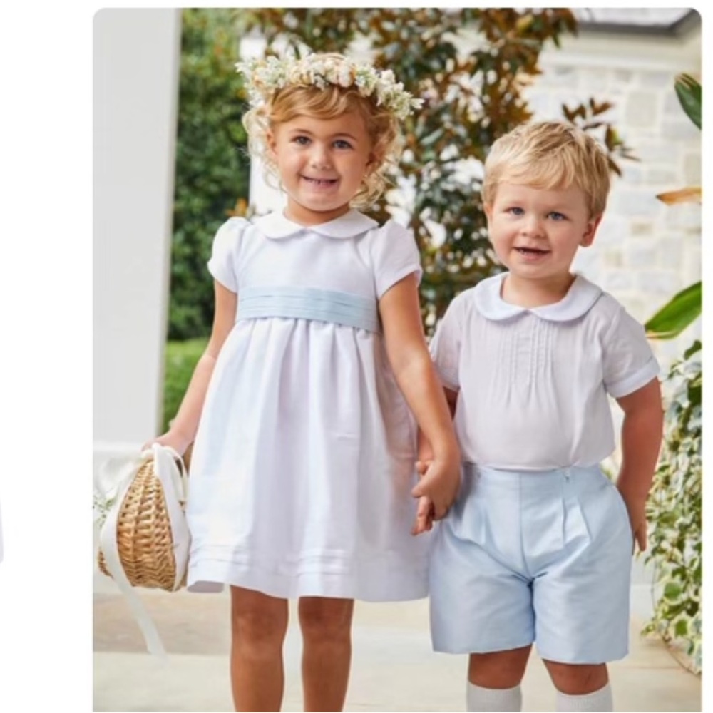 Peter Pan Formal Dress - Special Occasion white